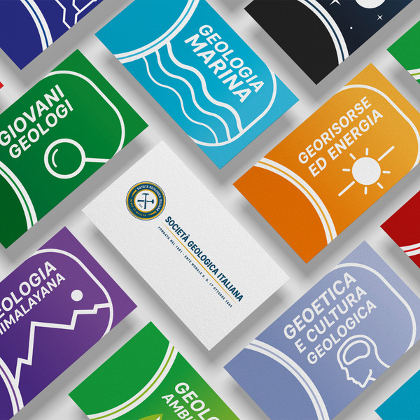 Realizzazione logo Società Geologica Italiana e sottosezioni